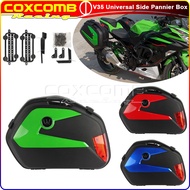 Green Side Cases for Kawasaki Ninja 300 400 650 1000 Versys ZX6R ZX10R ZX14R Side Box Helmet Luggage