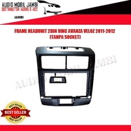 2DIN 9INC HEADUNIT FRAME AVANZA VELOZ 2011-2012 (WITHOUT SOCKET)