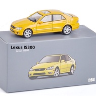 JKM 1:64 Lexus IS300 Diecast Car Model Display Miniature Toy Car Shark Bite Ground Alloy Vehicle Col