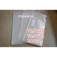 (100 pieces) Opp invitation 11.5x22/ 12x22/ 12.5x22/ 13x22/ 13.5x22/ 14x22/