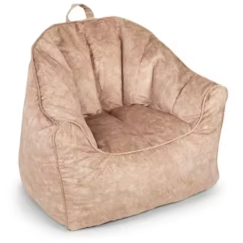 Hug Bean Bag Chair Caribou Hyde Faux Polyester Blend 3 Feet Living Room Lounge Seating Soft Cushioni