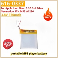 616-0337 3.8V 370mAh Replacement Battery For Apple ipod Nano 3 3G 3rd 3Gen Generation 3TH MP3 A1236 