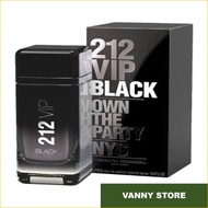 Parfum Original Carolina Herrera 212 VIP Black Men 100ml Edp Limited