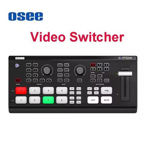 OSEE GoStream Deck 4K Video Switcher 8-Channels USB HDMI-compatible Input Output for Live Streaming