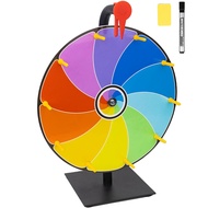 Colorful Prize Wheel Wall Mounted Roulette Spinning Game Win the Fortune Spinner for Party Carnival 