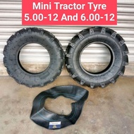 Mini Tractor Tyre Tube 5.00-12 6.00-12 tayar tube Kobuta Tayar Pertanian Mini Lawn Mover Tyre