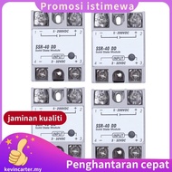 4X Single Phase Solid State Relay DC-DC SSR-40DD 40A DC3-32V DC5-60V White+Silver.kevincartermy
