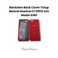 Backdoor Back Cover Tutup Baterai Realme C1 OPPO A3s Model A1603 CPH1853