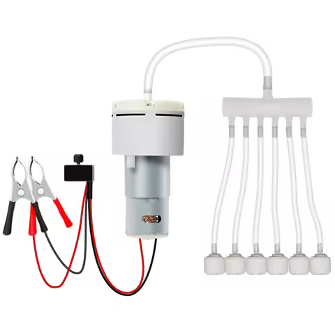 Air Pomp DC 12V Oxygen Pump Electric Mini Motor 12 V Volt Aquarium Pomps Adjust PWM Volume Fishing A