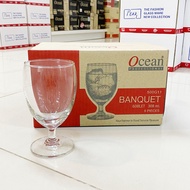[box of 6 /500G11] 308ml Party Container Tumbler Ocean BANQUET Gotblet ; box of 6 glasses
