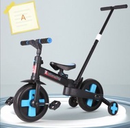 高檔五合一兒童摺疊單車，折合平衡車，折疊滑步車，三輪車 岩1.5-6歲  6色選  超輕6kg  包安裝／包送貨  bbcwpbike blance bike