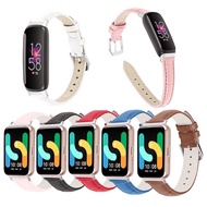 Leather Strap for Fitbit Charge 6 5 4 3 Se / Fitbit Inspire 3 Inspire2 / Fitbit Versa 4 3 Sense / Fi
