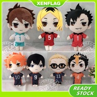 Haikyuu!! Kaos T-Shirt Lengan Pendek Motif Print Untuk Wanita Boneka Karakter Anime Hinata Shoyo Tobio Kageyama Bahan Plush Ukuran 20cm Untuk Hadiah Anak