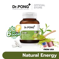 Dr.PONG G100 green tea extract ชาเขียวสกัดเข้มข้น USA - Natural source of brain energy