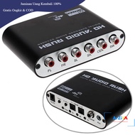 Digital Surround Decoder to Active Speaker 5.1 Converter DTS Dolby AC3 - HD51-A - Black