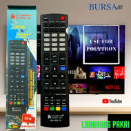 REMOTE REMOT TV POLYTRON PLD SMART NETFLIX YOUTUBE DIGITAL