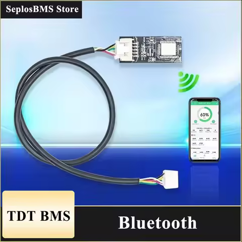 TDT Bluetooth module connect to phone setting and monitoring batteries BLE 4.0 HLK-B40-V1.0 smart bm