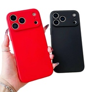 Liquid Silicone Phone Case For Apple iPhone Air 17 Pro Max Shockproof Soft TPU Bumper Phone Protecto