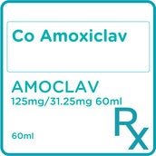 AMOCLAV Co Amoxiclav 125mg/31.25mg 60 ml [Prescription Required]