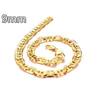 < 316 Shop > [KA02] (Nano Plating 18K Gold Chain-Ring Chain-Chain Width 9mm Chain/18K Necklace/Groom