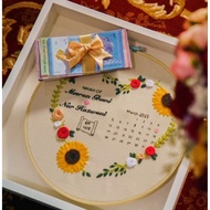 Custom Embroidery | Custom Gift | Tempahan Mas Kahwin