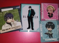 藍色監獄 Blue Lock 卡啦OK招財貓Manekineko合作特典杯墊 and ST合作特典相紙 潔世一  糸師凜 士道龍聖