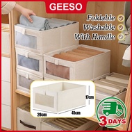 GEESO Clothes Organizer Storage Box For Clothes Bra Underwear 可视衣物收纳盒