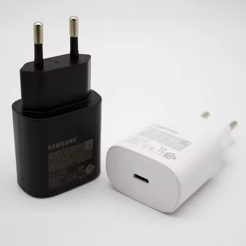 Samsung Galaxy A55 A54 A35 A34 A14 5G 25W Super Fast Charger USB C PD Wall Power Adapter For Galaxy 