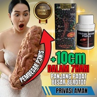 PENUMBUH PEMBESAR PEMANJANG UKURAN MR.P SECARA PERMANEN DENGAN LINTAH HITAM PAPUA ORIGINAL bukan unt