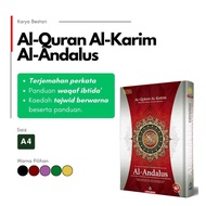 [Saiz A4] Al-Quran Terjemahan Perkata | Wakaf Ibtida' | Al-Quran Andalus [Karya Bestari]