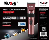 Nushi Rechargeable ElectricHair Trimmer / HairClipper Set (1 Year Warranty )