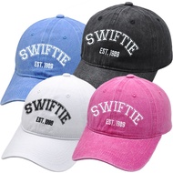 2023 New Taylor Swift 1989 The Eras Tour Concert Merch Baseball Cap Embroidered Washed Vintage Hundred Duck Tongue Cap