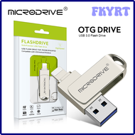 FKYRT แฟลชไดร์ฟ USB3.0สำหรับทุก iPhone X/plus/ipad เพนไดรฟ์2อิน1ไดรฟ์หน่วยความจำ32GB 64GB 128GB 256GB 512GB Pendrive Usb Stick RJHEY