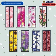 Vitally Pintu lipat pintu tandas pintu bilik air toilet door washroom door WC Floral