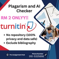 PLAGARISM AND AI CHECKER TURNITIN | FAST SERVICE
