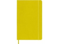 MOLESKINE - Moleskine 經典硬皮記事本 大型 橫間 黃色Hay Yellow 布面 (13 x 21 CM)