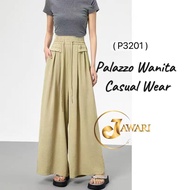 JAWARI Seluar Palazzo Wanita Casual Wear Sejuk Lembut Selesa ( P3201 )