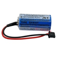 Suitable for Mitsubishi Q6BAT/CR17335SE-R 3V Lithium Battery PLC Device Q Series CNC System Backup P