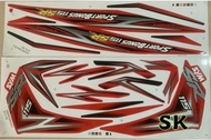 SYM SPORT BONUS SR 115 BONUS 115 SR (3) STRIPE BODY STICKER STIKER (READY STOCK)!!!