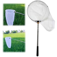 FGSDF Lưới bướm Lưới bắt động vật bay Có thể mở rộng thép không gỉ Lưới câu cá Dễ dàng mang theo Lướ