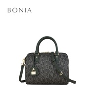 Bonia Monogram Small Boston Bag