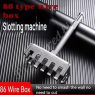 86 type socket wire slot quick puncher stainless steel rectangular socket slotter square hole punche