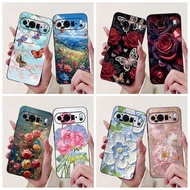 New Casing For Google Pixel 9 G2YBB GUR25 / Pixel 9 Pro GR83Y GEC77 Cover Popular Butterfly Flower S