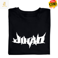 kaos distro pria band musik metal jihad kekinian atasan untuk pria \wanita-putrishop27