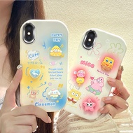 Casing iphone xs Cute doll electroplated phone case for iphone xs case iphone xs max case