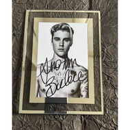 Justin Bieber Justin Bieber Justin Bieber Autographed Photo Postcard Autographed Merchandise Support