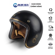 Mũ Bảo Hiểm 3/4 đầu Blue Sea A101 - Đủ Màu Sơn - Lót tháo rời - Freesize - Hàng chính hãng