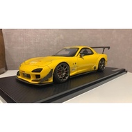 1/18 IGNIS MODEL MAZDA RX7 FD3S YELLOW DIECAST MINIATURE NOT AUTOART