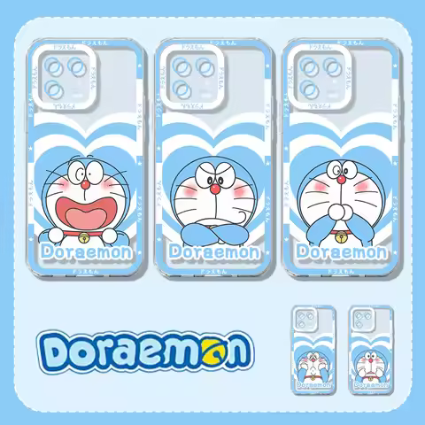 D-Doraemon‌ Cartoon Silicone Case for Xiaomi POCO X8 Pro Max X7 X6 Neo X5 X3 F8 F7 Ultra F5 F3 F6 M8