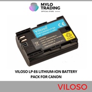 Viloso Design LP-E6+ Battery EOS 5D Mark IV 5D Mark III 5DS 5DS R 5D Mark II 6D Mark II 7D Mark II 7